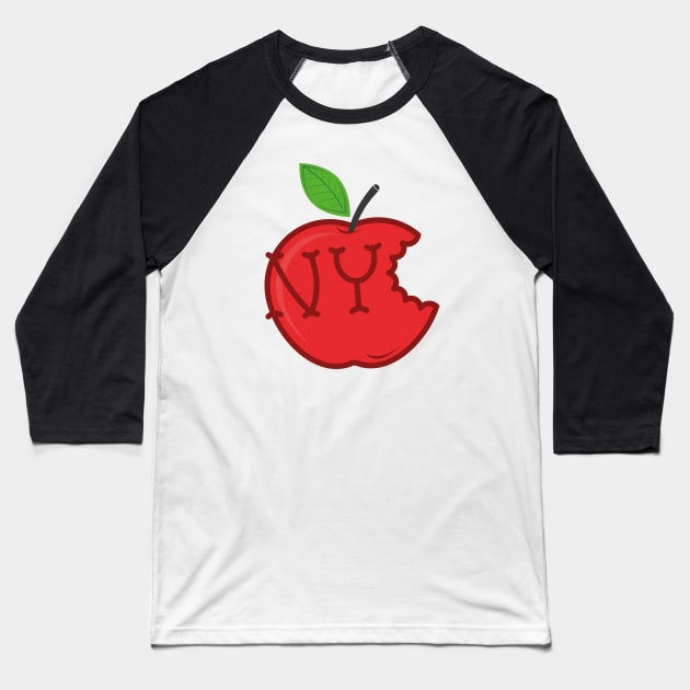 New York City.Big Apple. Baseball T-Shirt by FunawayHit